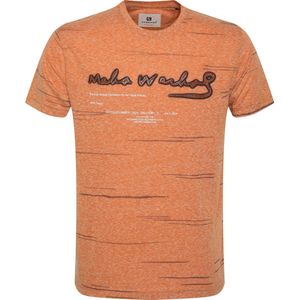 Gabbiano T-shirt T Shirt Met Print 14016 410 Copper Mannen Maat - L