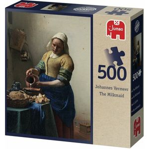 Jumbo Johannes Vermeer The Milkmaid Legpuzzel 500 Stukjes - 34 x 49 cm