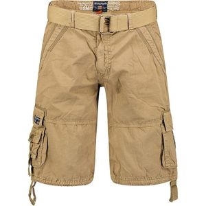 Heren Korte Broek Zakken Geographical Norway Beige Pantheon - M