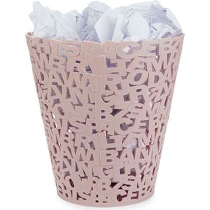 Balvi Wastebasket Letters Roze