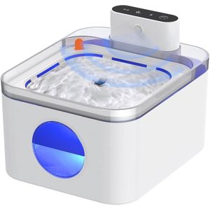 Solacis Drinkfontein kat - Draadloos - Drink fontein kat - Water - Huisdieren - Must have voor uw kat!