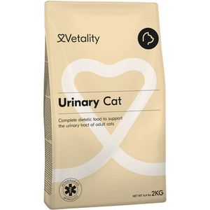 Vetality Kattenvoer Urinary - Kattenvoer Droogvoer - 7 kg - Dieetvoeding Kat - Helpt Blaasgruis Voorkomen en Lost Op - Voor Volwassen Katten