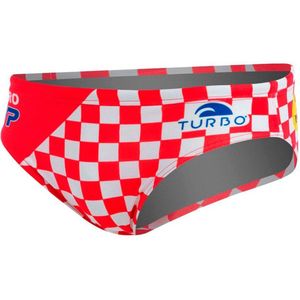 Turbo Croatia Zwemslip Rood,Wit 3XL Man