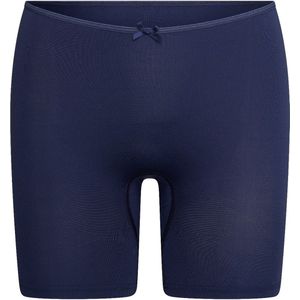 RJ Bodywear Pure Color dames extra lange pijp short (1-pack) - donkerblauw - Maat: L
