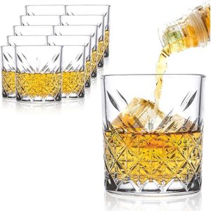 Whiskyglazen - kristal tumbler drinkglazen set voor mannen - 345 ml (12 stuks)