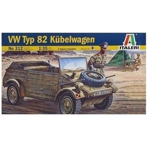 Italeri VW Typ 82 Kubelwagen 1:35 Montagekit Licht gepantserd voertuig