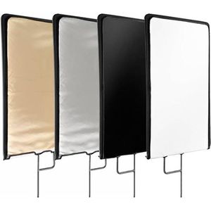 Bresser Reflectiescherm - 4-in 1 Flag Panel - 45x60cm - Opvouwbaar