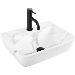 Rea Altea Cloudy Opzetwastafel Grijs 45,5X36X12Cm