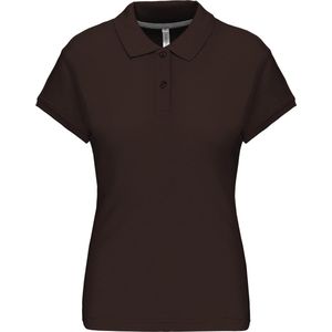 Kariban Damespolo korte mouwen K242 - Chocolate - L