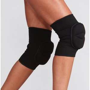 Silky Dance Kniebeschermers Dans - Professionele Knee Pads voor Modern, Hiphop, Jazz - Kids en Dames - Zwart - Maat S