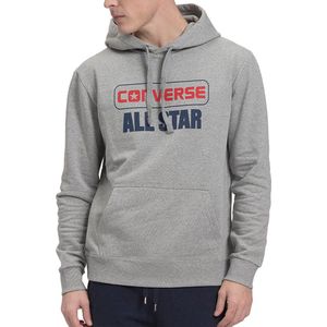 Converse All Star-sweatshirt met capuchon voor heren 10023305 grijs