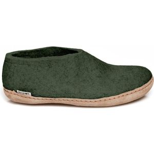 Glerups Schoen met leren zool-Groen-43