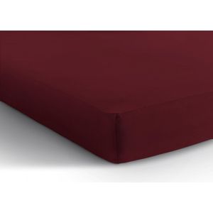 Dreamhouse Dubbel Jersey Hoeslaken – 160/180x200/220 – Bordeaux – Lekker Zacht