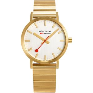 Mondaine M660.30360.16SBM - Horloge - Goudkleurig - 36mm - Quartz