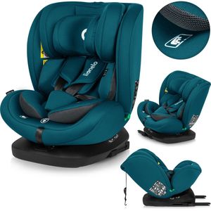 Lionelo Bastiaan - i-Size Autostoeltje 4in1 - 360° Draaibaar - ISOFIX & Top Tether - Groep 0-1-2-3 (40-150 cm) - SideProtect Zijbescherming - Memory Foam Hoofdsteun - RWF & FWF - Verstelbare Hoofdsteun & Rugleuning - DriSeat Luchtcirculatie