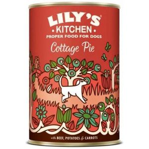 3x6x400 gr Lily's kitchen dog cottage pie hondenvoer