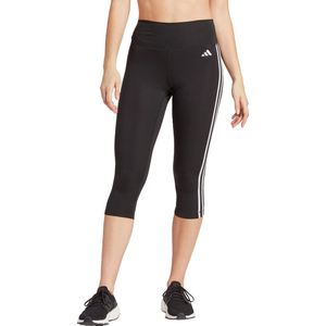 adidas Performance Train Essentials 3-Stripes High-Waisted 3/4 Legging - Dames - Zwart- XL