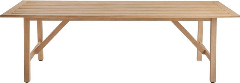 sweeek - Eucalyptus houten tuintafel loria, 8 personen, 260 x 100 x 76 cm