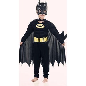 Premium Vleermuis Kostuum - Kinderkostuum Film - Verkleedpak - Carnaval - Verkleedkleding - Halloween - Met Masker - 116/122