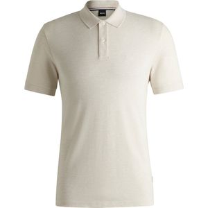 BOSS Pallas regular fit polo - pique - wit