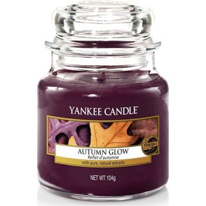 Yankee Candle Geurkaars Small Autumn Glow - 9 cm / ø 6 cm