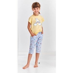 Taro Pyjama Beki met 3/4-broek. Maat: 110 cm / 5 jaar.