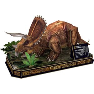 National Geographic Houten 3D Puzzel Triceratops (44 Stukjes)