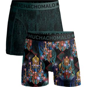 Muchachomalo Boys Boxershorts - 2 Pack - Maat 122/128 - 95% Katoen - Jongens Onderbroeken