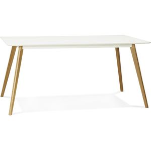 Maysun - Design Eettafel - CRYSTOL Wit 160X90 CM