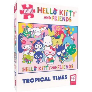 Hello Kitty Puzzel - Tropical Times - Puzzle 1000 Stukjes - USAopoly - kleurrijke tropische puzzel