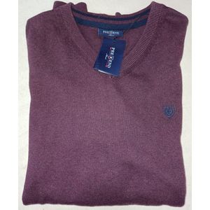 Pre End heren trui - trui New Hampton - paars/bordeaux/aubergine - 100519 - v-hals - maat XL