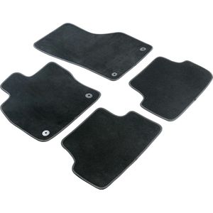Walser Nadelfilz Velours premium voetmatten geschikt voor Volvo S40 II/V50 12/2003-12/2012, Volvo C30 09/2006-12/2013