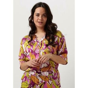 Colourful Rebel Celeste Floral Short Sleeve Blouse Dames - Jurken - Multi - Maat XS