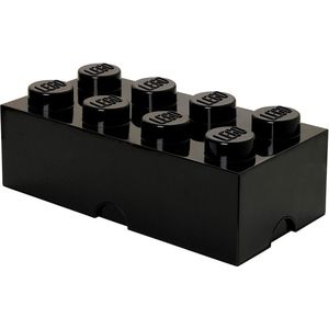 Lego - Opbergbox Brick 8 - Polypropyleen - Zwart