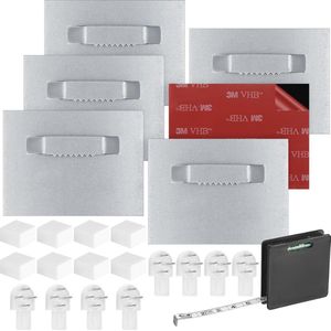 Zelselfklevende Fotohangers - 6 Stuks voor Muurbevestiging zonder Boren