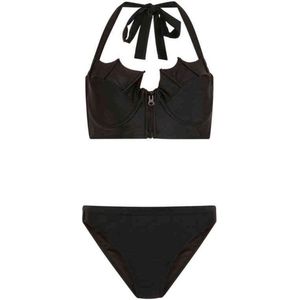 Banned - BELL TOWER BAT Bikinibroekje - L - Zwart