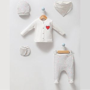 Mummy daddy - Baby newborn 5-delige kleding set meisjes/jongens - Newborn kleding set - Newborn set - Babykleding - Babyshower cadeau - Kraamcadeau