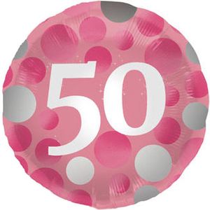 Folat - Folieballon Glossy Pink 50 - 45 cm