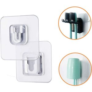 Zelfklevende ophanghaken - 10 paar - Ophangsysteem - Zelfklevend - Ophangen - Plakspijkers - Haken - Wand Haken - Plakhaakjes - Opbergen - Waterproof - Hangers - Muurhangers - Schilderij Ophangen - Ophangen Zonder Boren