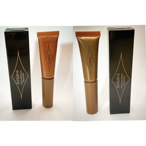 2 stuks vloeibare contour-beauty-muur, vloeibare gezichtsmake-up, blush stick, Kleuren (01# Dark Brown-02# Peach Pink).