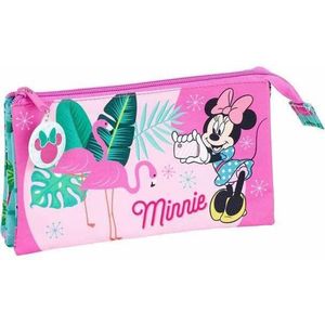Disney Minnie Mouse Spring Palms - Etui - 22 x 12 cm - Roze