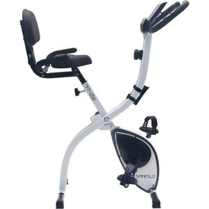 Nyana fit hometrainer - Fitness fiets - Hometrainer - Heerlijke zit - Conditie trainer - Vouwbaar - Hartslagmeter - 18kg - 130x75