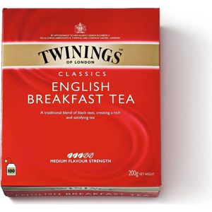 Twinings - English Breakfast Thee - 100 zakjes