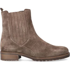 Gabor 792.1 Enkellaarsjes - Enkelboots met rits - Dames - Taupe - Maat 38,5