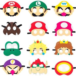 Jobber - Super Mario - Maskers - 12 stuks - Carnavalskleding kinderen