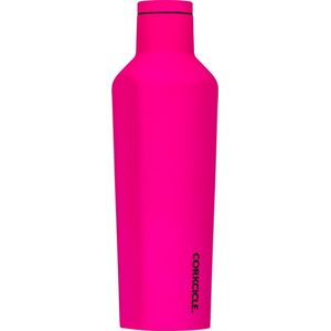 Corkcircle Canteen Thermosfles - 475ml - RVS - Neon Roze