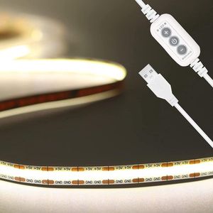 LED Strip Set met Afstandsbediening - 2 Meter - 2700K-6500K - Doe-het-zelf Verlichting - Flexibele RGB Kleuren - Dimbaar - Sfeerverlichting voor TV, Slaapkamer, Woonkamer