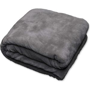Plaid Claudi - Unique Living - 150x200cm - Dark Grey