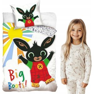 Bing Bunny Dekbedovertrek - Dekbedovertrek - dekbed - hoeslaken - dekbedovertrekken - dekbedovertrek 1 persoons - dekbedovertrek 140 x 200