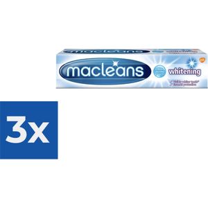 Macleans Tandpasta - Whitening 100 ml - Voordeelverpakking 3 stuks